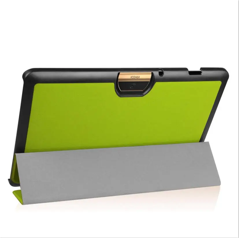 green Высококачественный смарт-чехол из полиуретановой кожи для acer Iconia Tab 10 A3-A40 A3 A40/B3 A30 10,1 дюймов чехол для планшета+ защита экрана+ ручка - Цвет: green