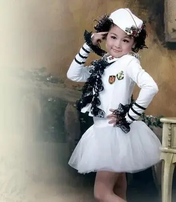 2016 Лидер продаж гламурный Темно-Синий Школьный костюм для девочек нарядное