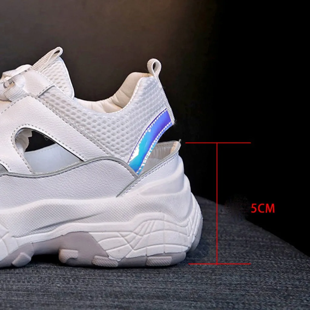 Женские кроссовки на шнурках модные спортивные уличные летние белые zapatos de mujer # G35