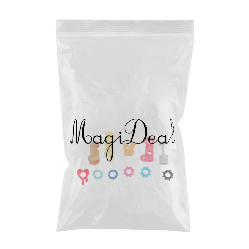 MagiDeal 11 шт. многоцветные мини пластиковые браслеты для Monster High 9 дюймов куклы наряжаться одежда аксессуары детские игрушки