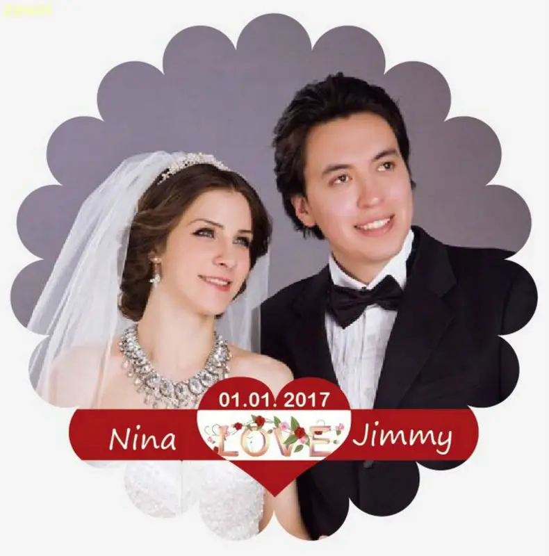 100 шт. персонализированные Свадебный Tag подарок метки девичник самоклеящиеся