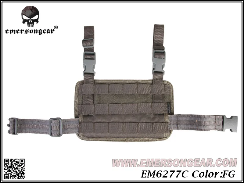 Emerson gear модульная Rife ножная панель аксессуар сумка Тактические Военные, милитари gear EM6277 Multicam Coyote коричневый AOR Черный Хаки