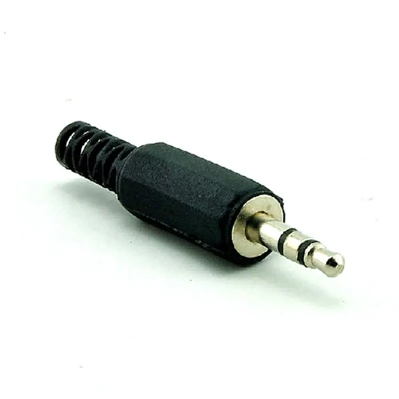 500 шт. 3 5 мм Mini Jack разъем аудио для наушников Разъем stereo Plug с черным Пластик LX1