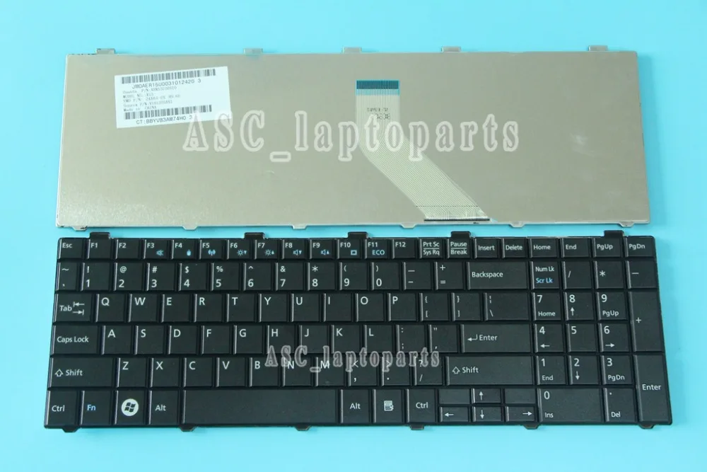 Новая английская клавиатура для ноутбука FUJITSU Lifebook A530 AH502 NH751 черная без рамки