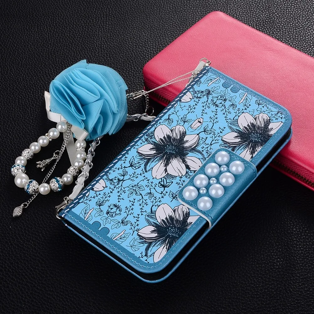 Для Xiaomi mi 6 Чехол ni Сумочка Кошелек для розы Алмазный Rhinestone обложка 2017 новые|case for