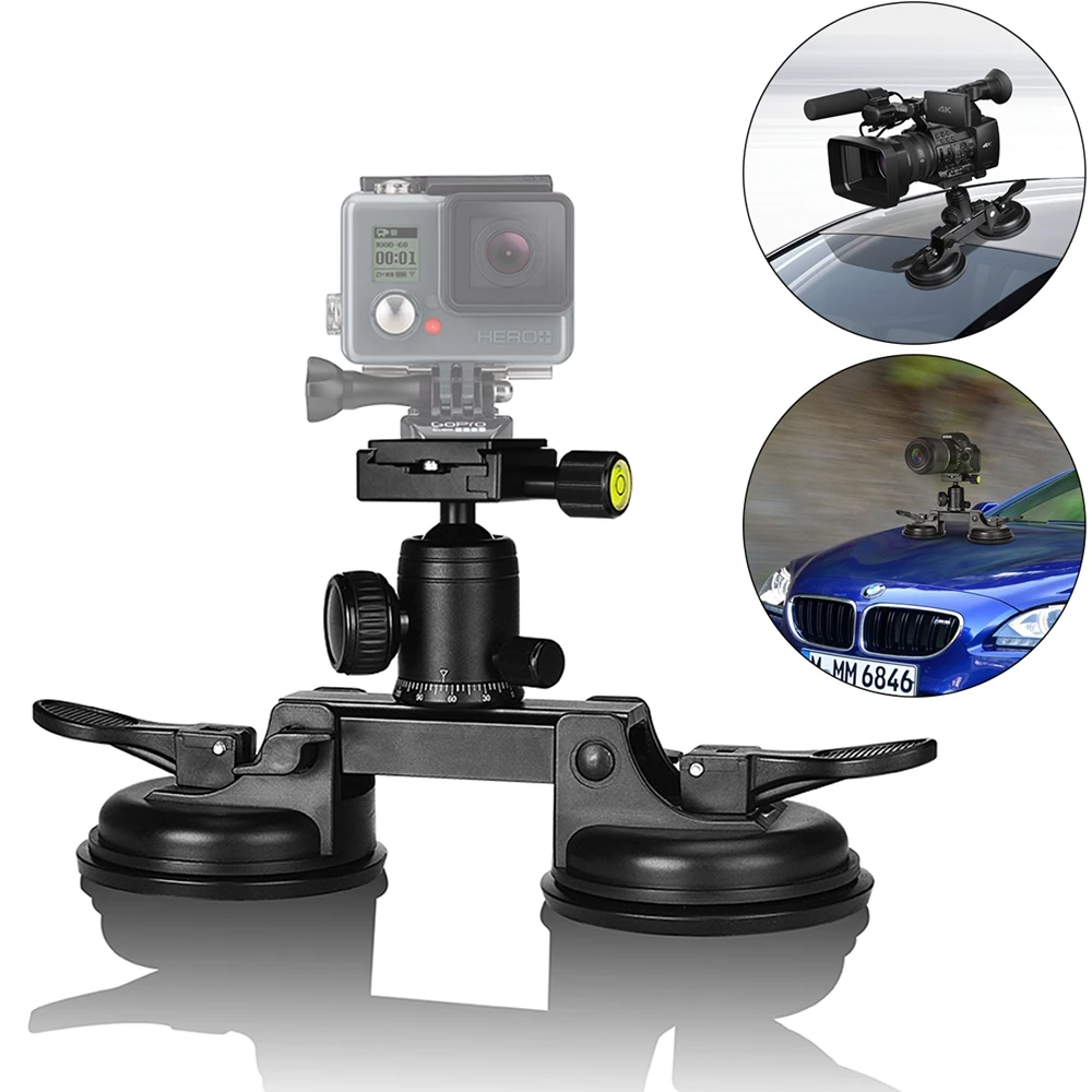 Автомобильный держатель для крепления на лобовое стекло присоске GoPro Sony Sjcam Enker