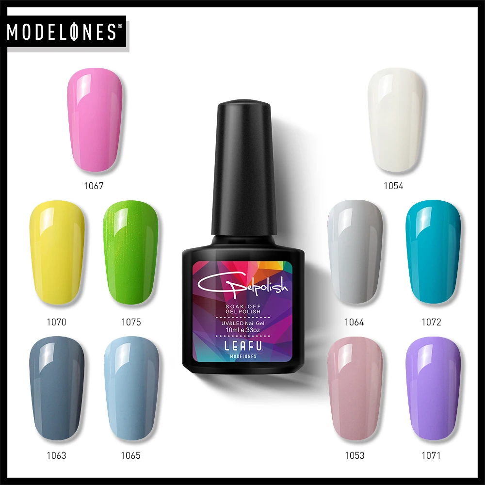 Modelones УФ-гель для ногтей цветной гель Полупостоянный лак дизайн отмачиваемый