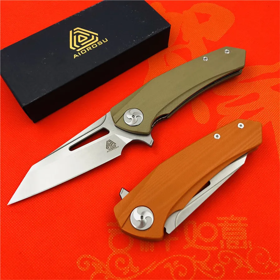 MAXACE оригинальный AIOROSU Fengshen серии tornado 440C стальное лезвие G10 Ручка Открытый Кемпинг