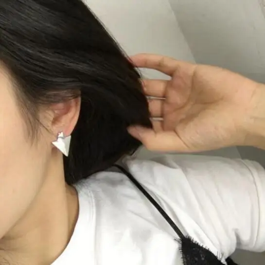 Серьги в стиле готика 1 пара винтажные геометрические треугольные серьги виде