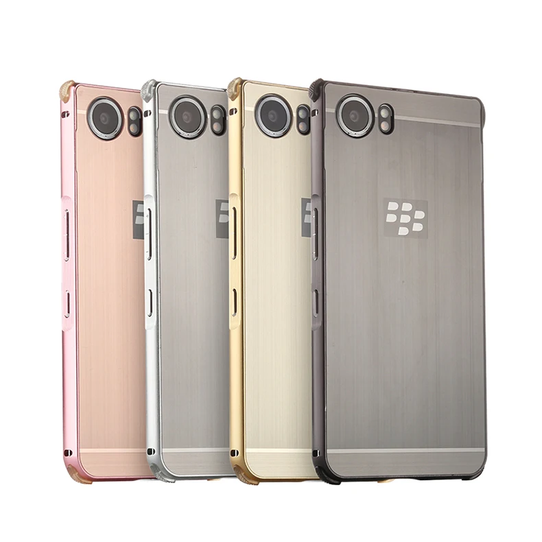 Чехол для телефона Blackberry KEY две металлические алюминиевые рамки с матовой задней