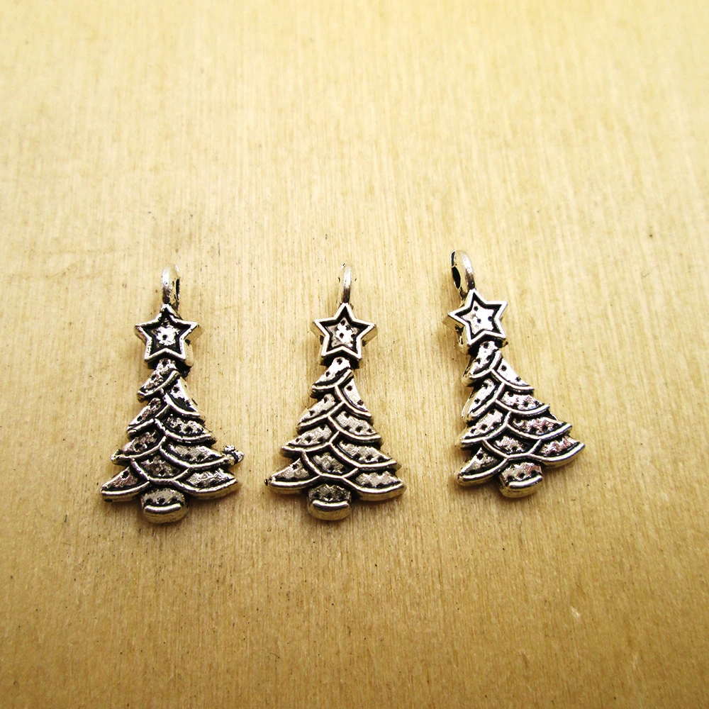 35 шт.-21x11mm подвески для рождественской ёлки Рождественская елка с кулонами в виде