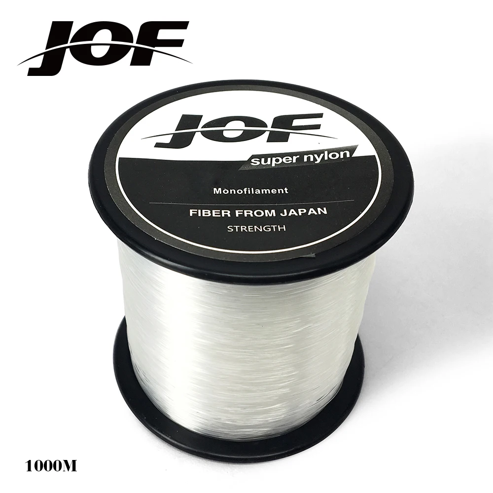 Нейлоновая леска 1000 м однонитевая японская прочная из монофиламента для морской