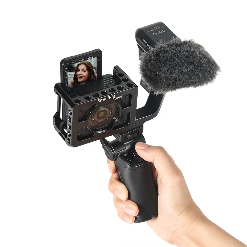 Клетка для камеры SmallRig RX0 ii для sony RX0 II с 1/4-20 резьбовыми отверстиями и отверстиями для определения местоположения Arri-2344