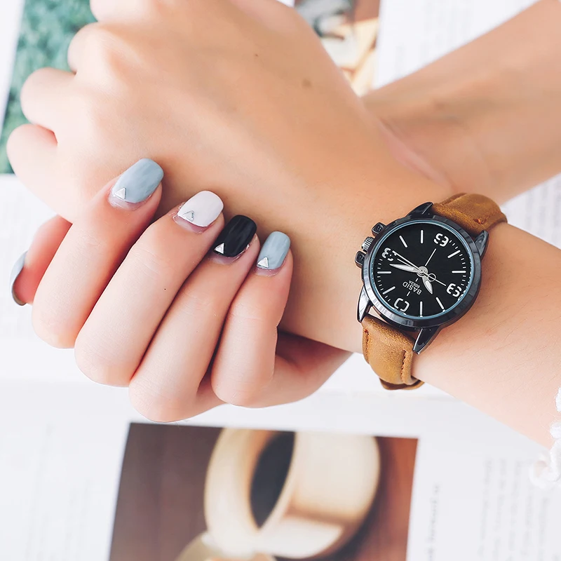 Часы наручные BASID мужские/женские кварцевые модные водонепроницаемые