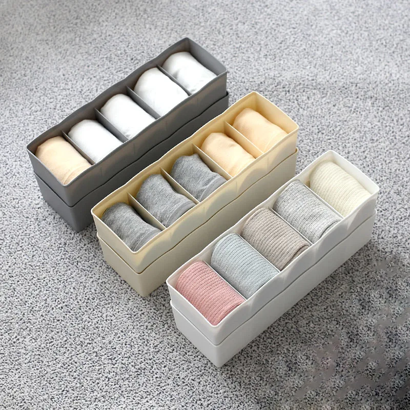 5 ячеек коробка для хранения шкафа корзина органайзер женщин и мужчин носков