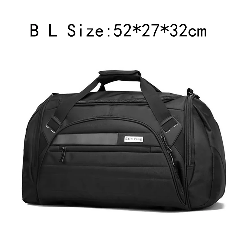 B L size Duffle Bag REREKAXI, мужская сумка для путешествий, женская сумка для путешествий, вместительная мужская сумка, сумка для багажа, Женская водонепроницаемая сумка на плечо для путешествий - Цвет: B L size Duffle Bag