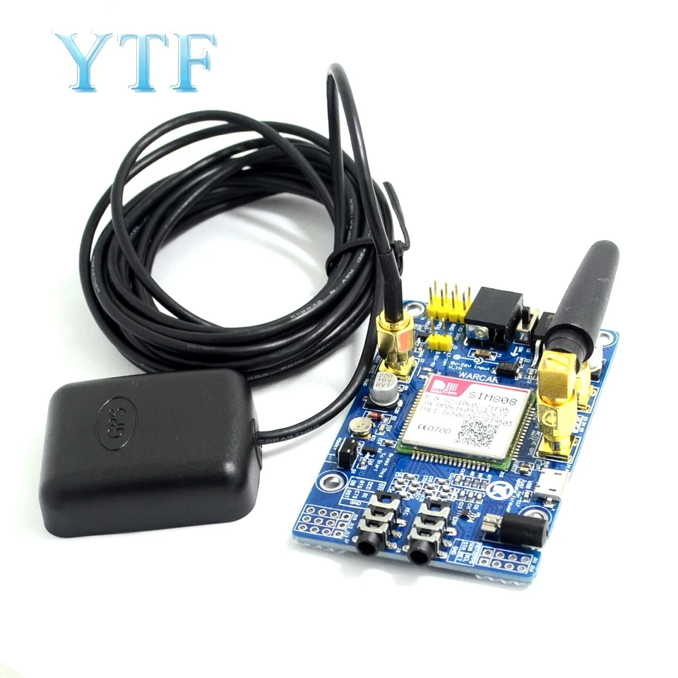 SIM808 вместо SIM908 модуля GSM GPRS GPS макетная плата IPX SMA с антенной доступная для Raspberry Pi