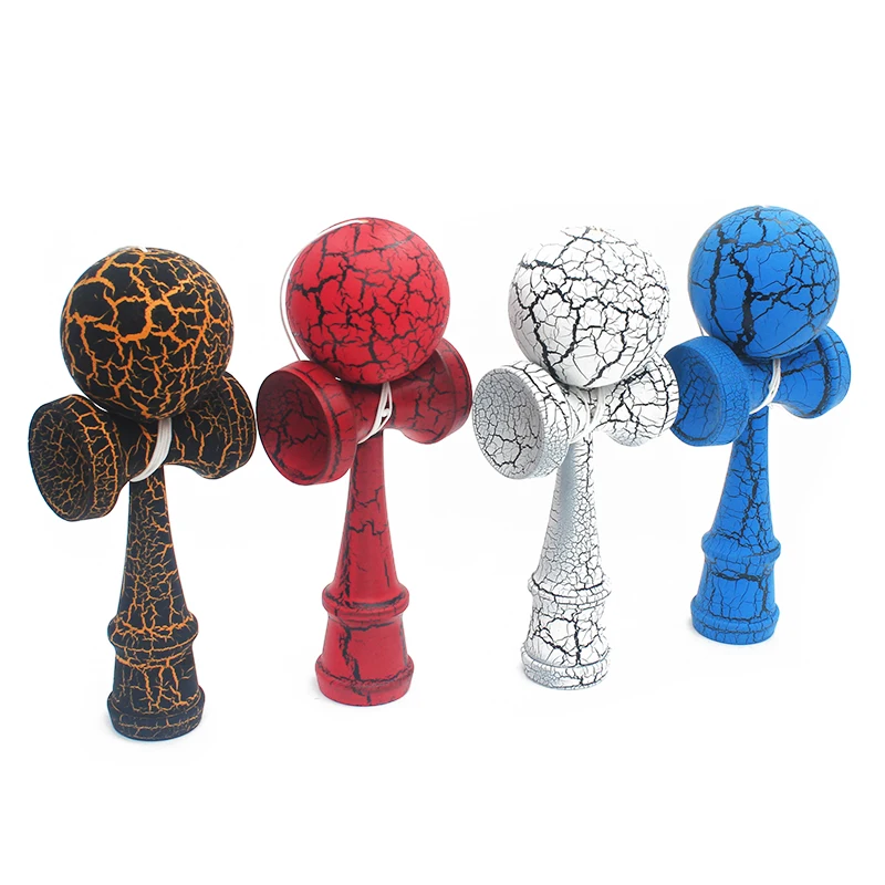 Высококачественные деревянные наружные спортивные игрушки Kendama трещины бука деревянные игрушечные мячи для детей и взрослых игрушки открытый мячик для жонглирования подарок на день рождения