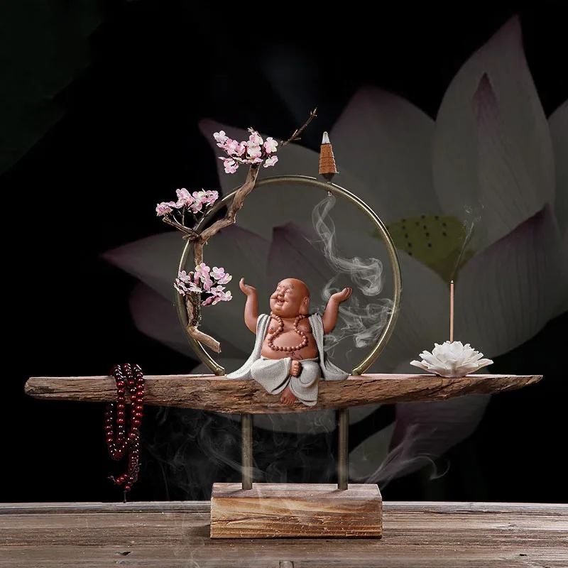 Керамические настольные украшения Zen в китайском стиле креативные металлические