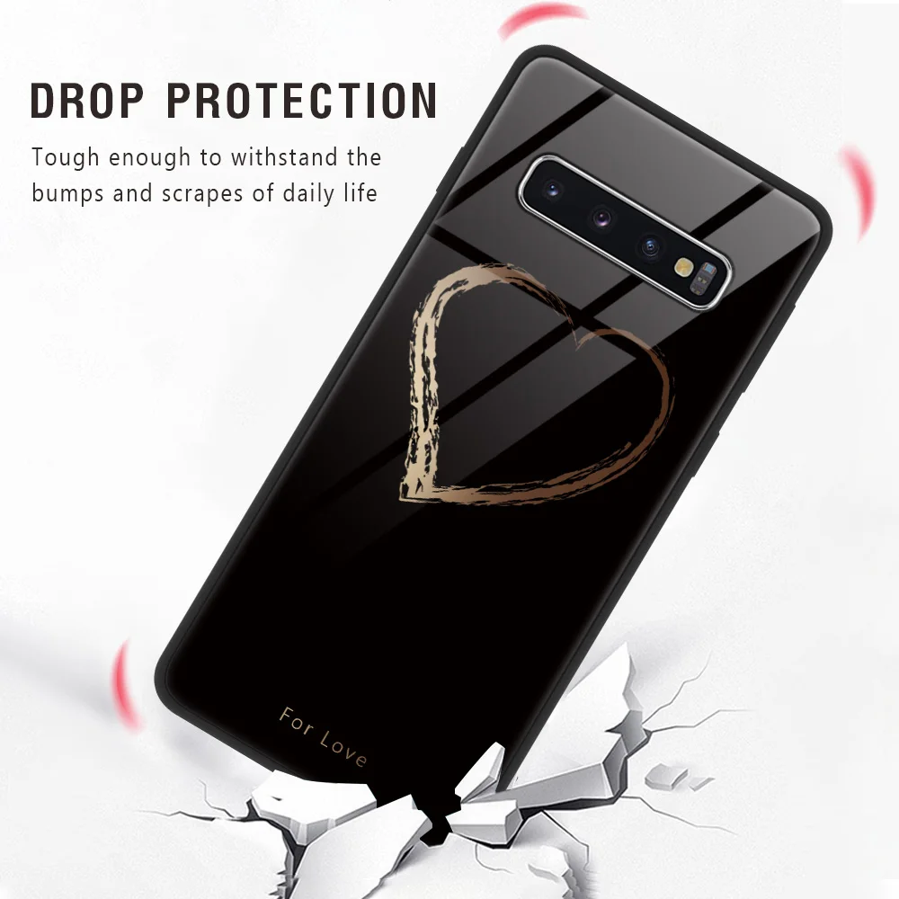 Чехлы из закаленного стекла для Samsung Galaxy A52 A32 A50 A72 A71 A51 S21 S20 S10 S9 S8 Note 10 Plus Ultra Pro FE A12