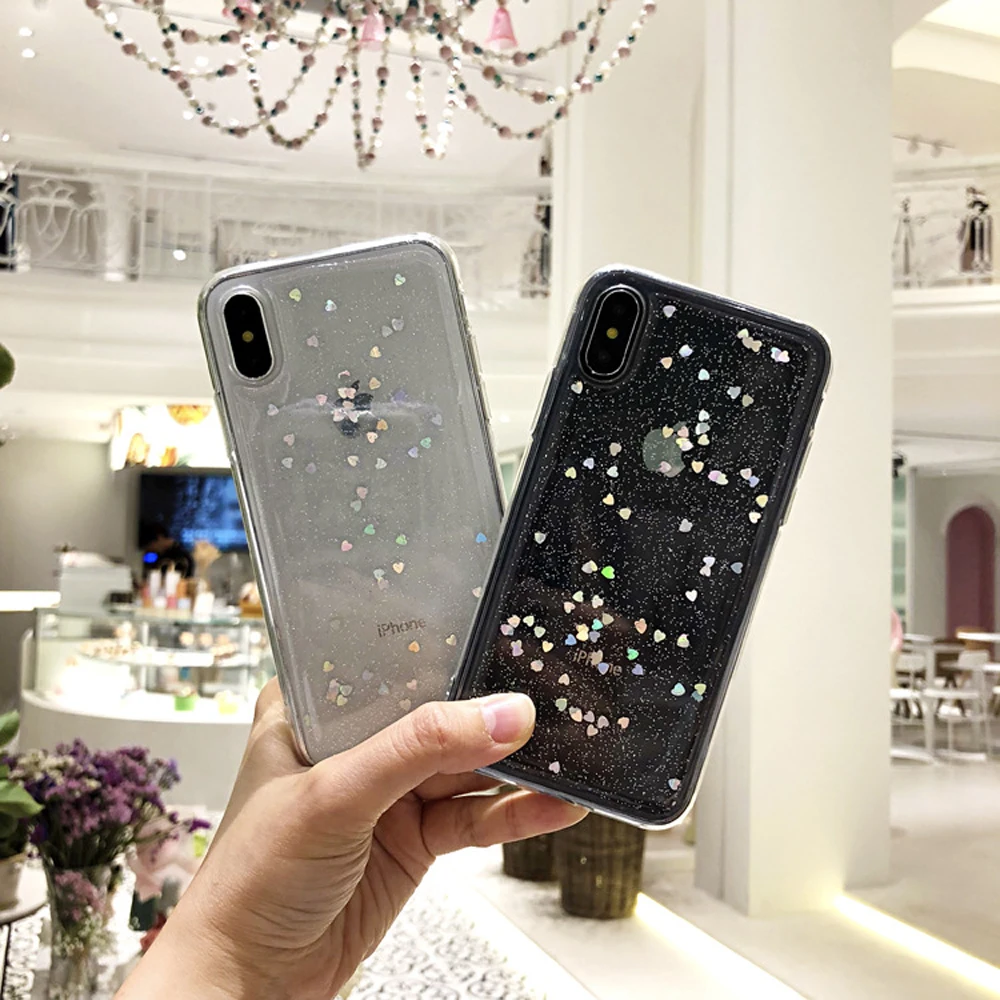 Fashion Gold Foil Bling Phone Cases For iPhone X XS Max XR Soft Silicon Cover 7 8 6 6s Plus Glitter Case Coque Fundas |