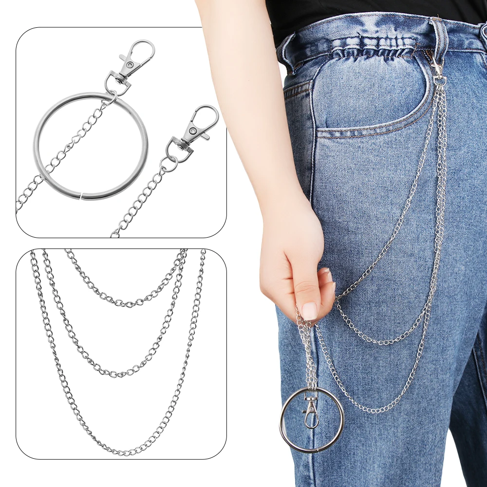 Модный уличный большой брелок унисекс 1 шт. брюки в стиле панк-рок хипстерские