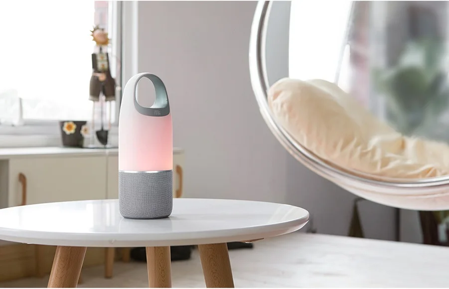 NILLKIN 2 в 1 Внешний аккумулятор Bluetooth динамик беспроводной бас tf карта Музыкальная Коробка многоцветный светодиодный светильник для спальни офисная упаковка сумка