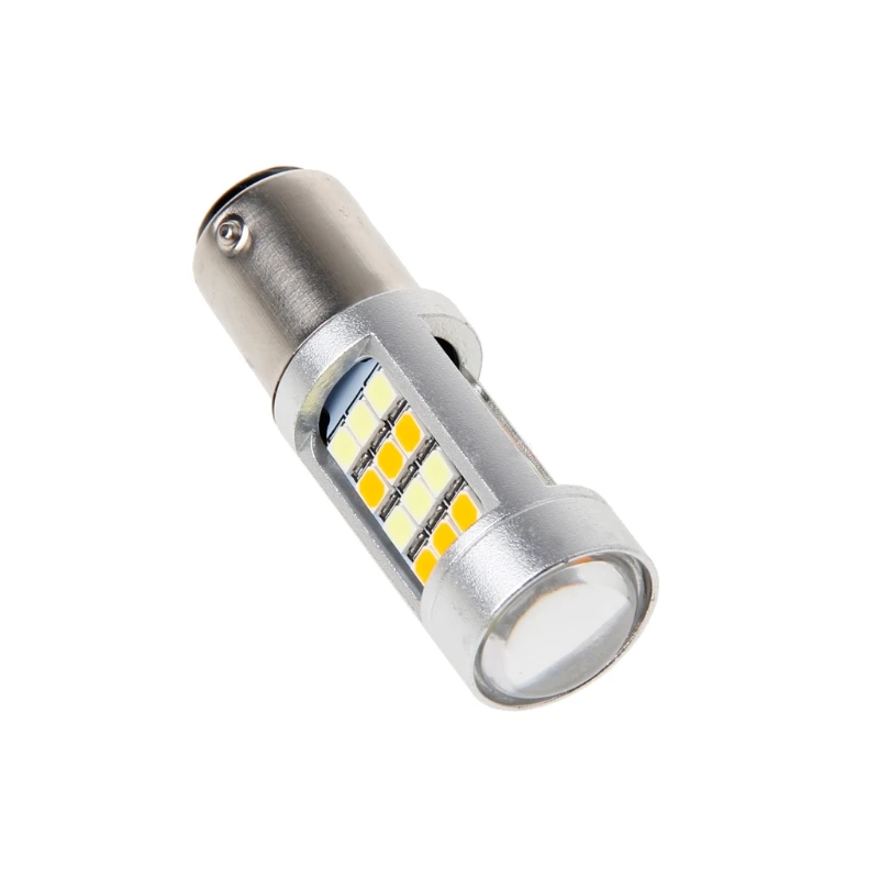 YAM 1157 BAY15D Super Bright White/Amber Switchback 2835 42 LED Light Turn Signal | Автомобили и мотоциклы