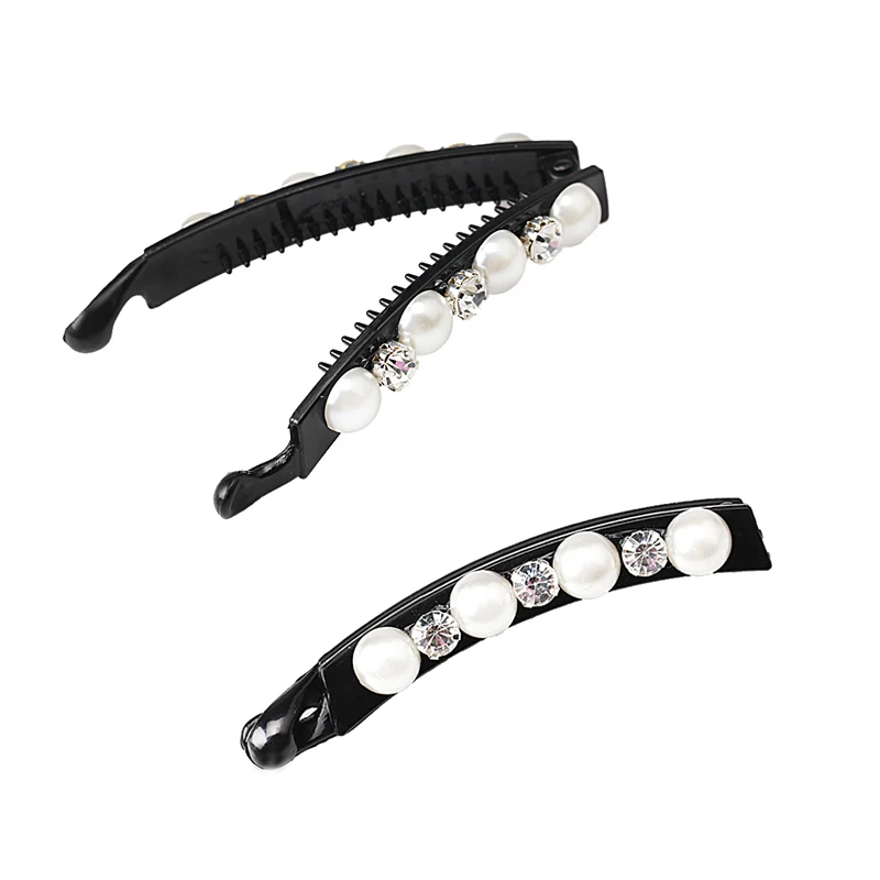 Новый год краба для заколки волос щипцы завивки шпильки с жемчугом украшения