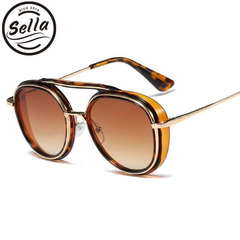 Солнцезащитные очки Sella в ретро стиле для мужчин и женщин Модные Винтажные
