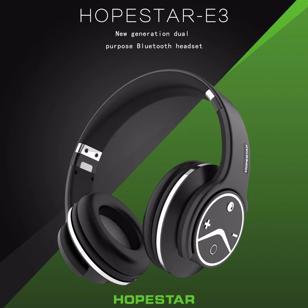 HOPESTAR E3 Портативный складной USB беспроводной Bluetooth динамик и гарнитура 2 в 1