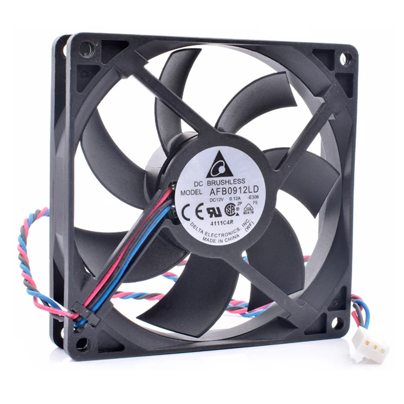 Оригинальный AFB0912LD 9 см 9020 92x92x20 мм 12В 0.12A шасси источник питания тихий вентилятор охлаждения