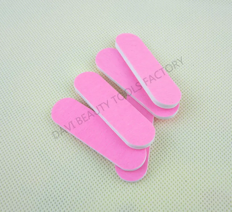 100 шт/партия одноразовая пилочка для ногтей распиловка с 6 см длина двойной мини