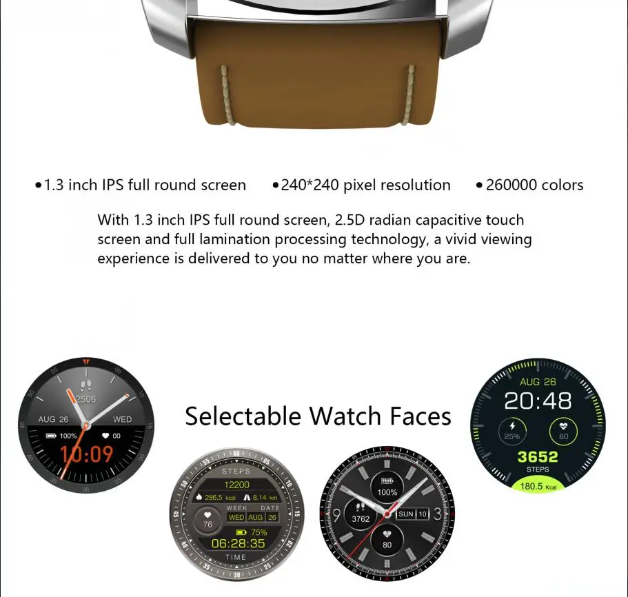 Смарт-часы KW28 PK samsung gear S3 с поддержкой BT 4,0 WiFi/2G/gps Android одежда MTK2502 фитнес-трекер сердечного ритма для IOS android