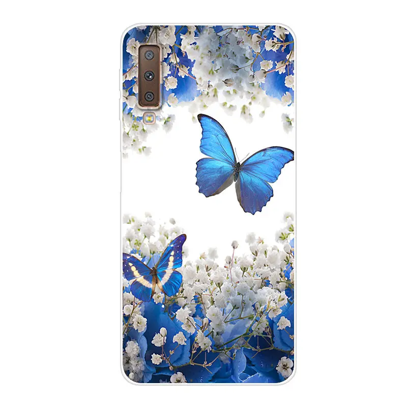 Чехол для Samsung Galaxy A7 2018 силиконовый чехол из ТПУ телефона A750F A750 SM A 7 A72018 мягкий 6