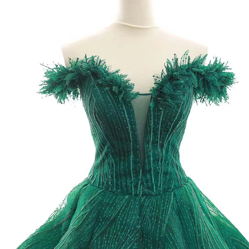 J66597 jancember evening dress 2019 off the shoulder lace up back ball gown floor length prom party dresses abiye gece elbisesi