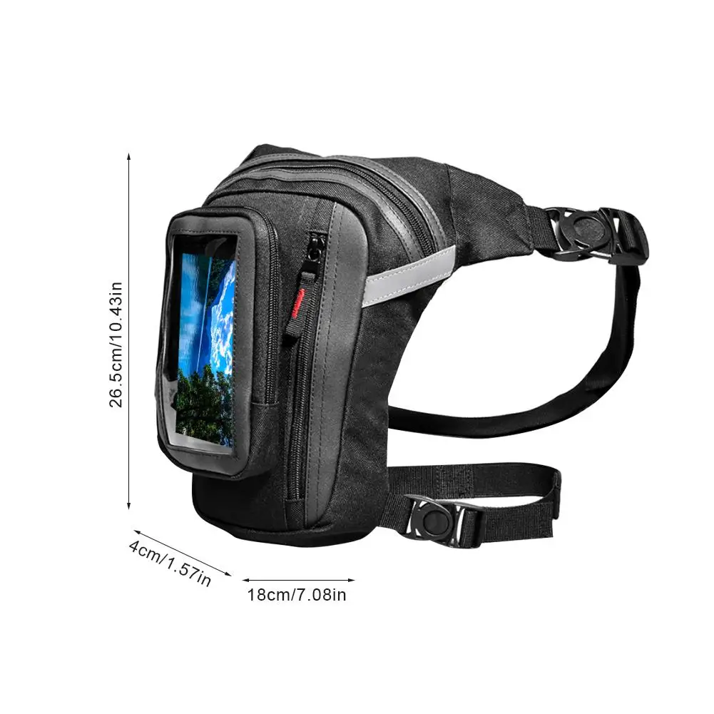 2019 Новая мотоциклетная обувь ноги сумка поясная Водонепроницаемый регулируемая