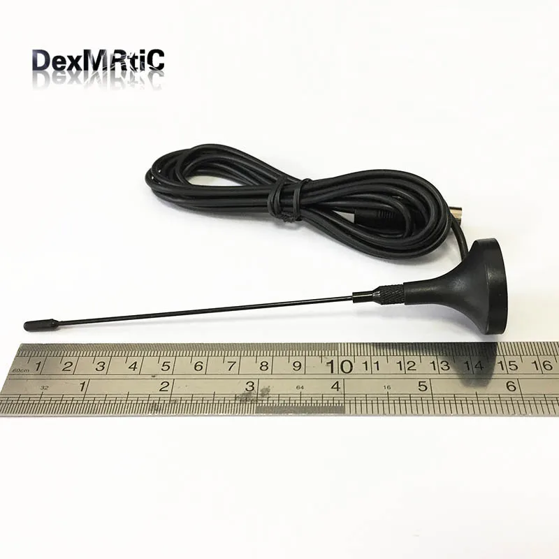 DVB T потоковая антенна комнатная ТВ с магнитным основанием 3 м фоторазъем