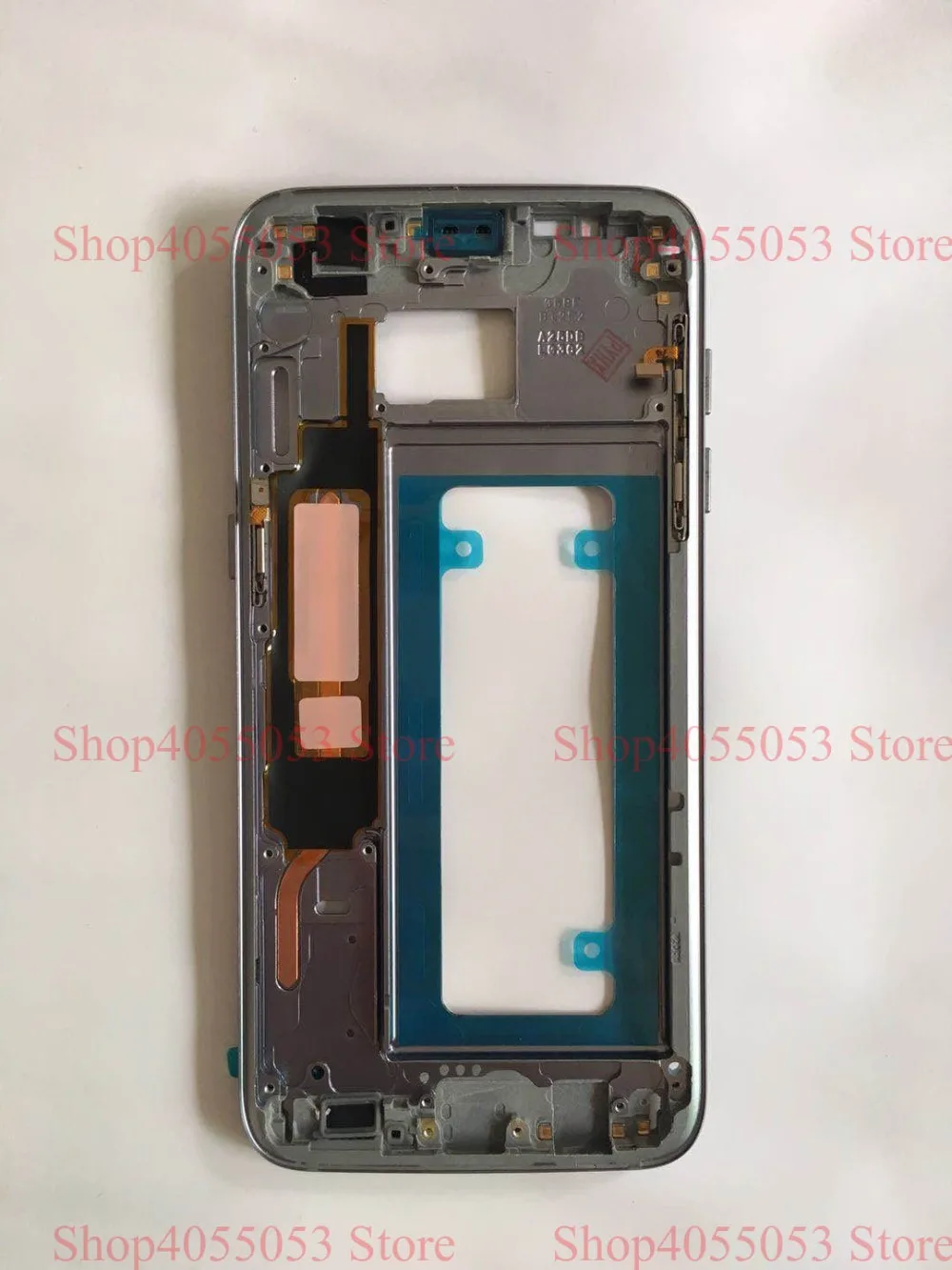 Для samsung Galaxy S7 край G935 G935F полный Корпус задняя CoverFront Экран Стекло объектив+ средняя рамка и аксессуары