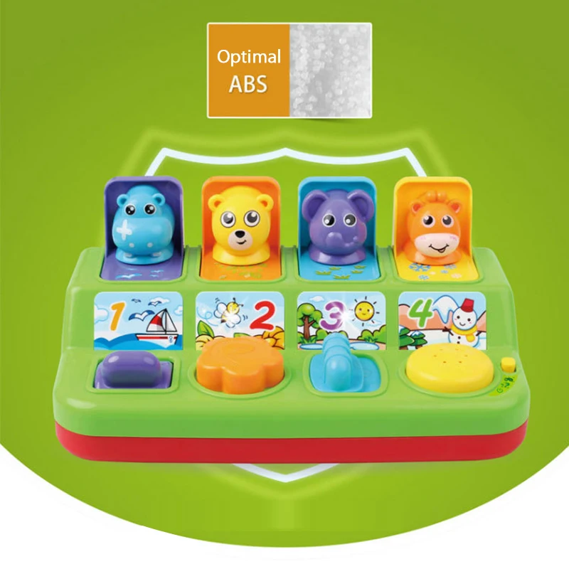 Электронные детские развивающие игрушки игра милые животные музыкальная