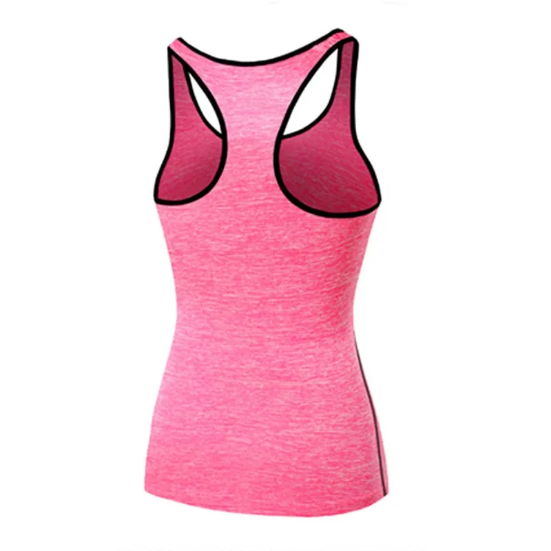 Женская быстросохнущая футболка без рукавов с О-образным вырезом эластичная