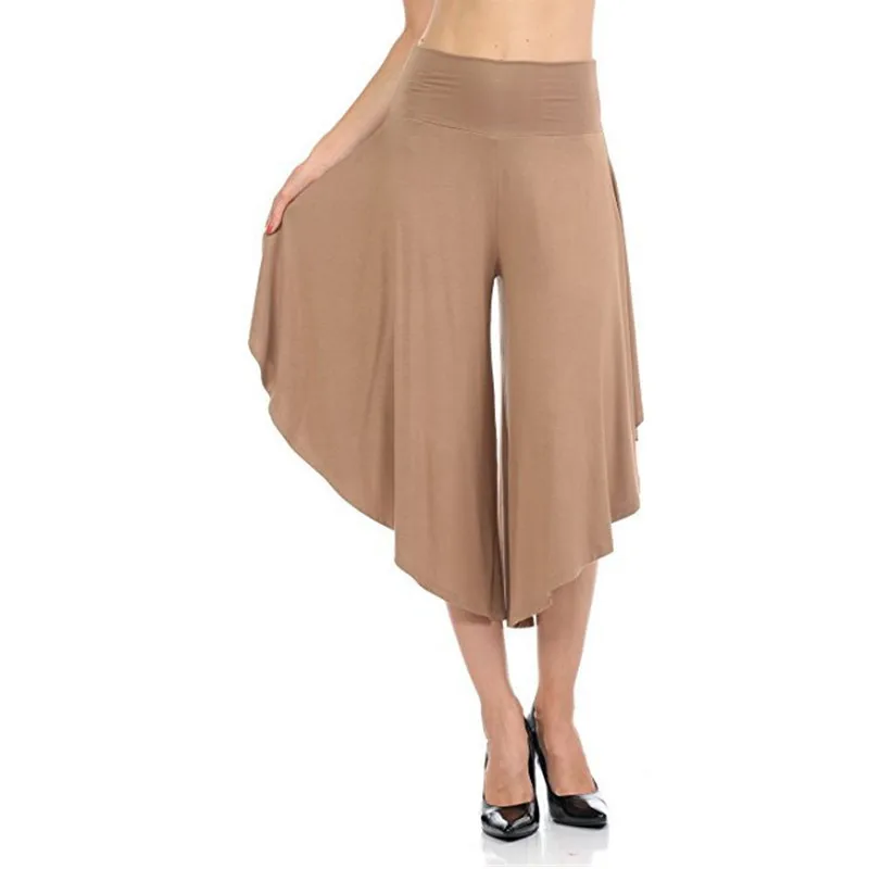Женские Асимметричные широкие брюки элегантные свободные уличные