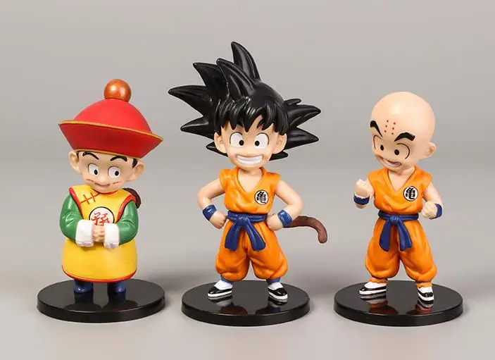 6 шт./компл. персонаж из м/ф Драконий жемчуг Гоку бегета Кики ПВХ экшн-фигурка