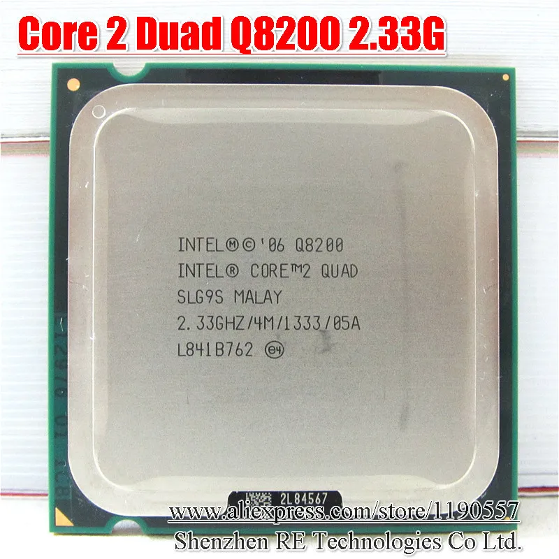 Процессор INTEL CORE 2 QUAD Q8200 33 ГГц 4 МБ кэш настольный процессор LGA 775|lga 775 cpu|775 cpuquad q8200 |