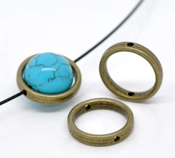 DoreenBeads 30 бронзовые круглые бусинки 18 мм (B13743) yiwu|jewelry banana|jewelry mirrorjewelry gun |