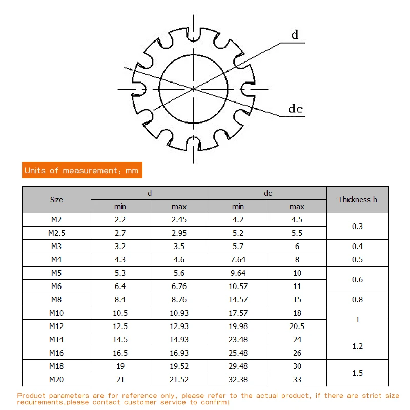 304 stainless steel GB862.1 outer toothed anti-skid gasket washer DIN6797A locking M2.5-M20 | Обустройство дома