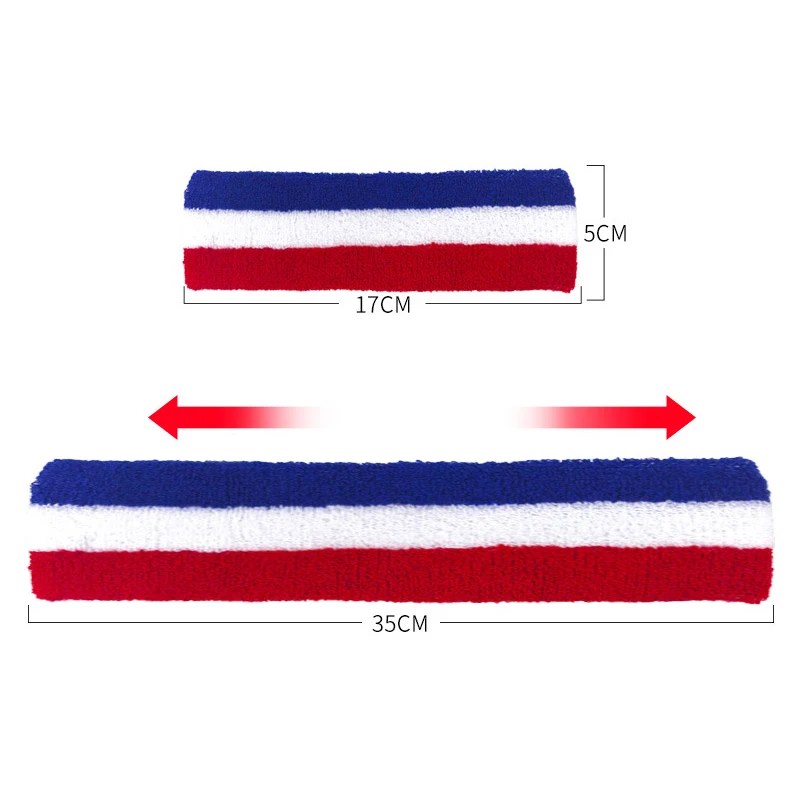 

1pc Fitness Running Cycling Sweatband Sweat Headband Men Women Sweatband Elastic Breathable Yoga Hair Bands Head Sweat Bands