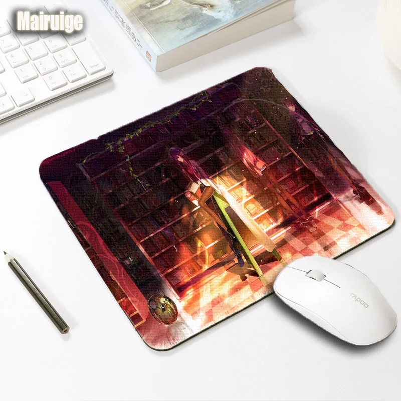 Mairuige аниме Стиль колодки steins Gate девочек макисэ курису игровой коврик для мыши с изображением Размеры 220x180x2 мм для офисного стола резиновые коврики - Цвет: 220X180X2MM