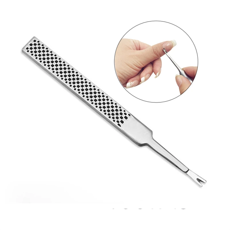 1 шт. кутикулы Pusher Профессиональный Нержавеющая сталь ногтей средство для