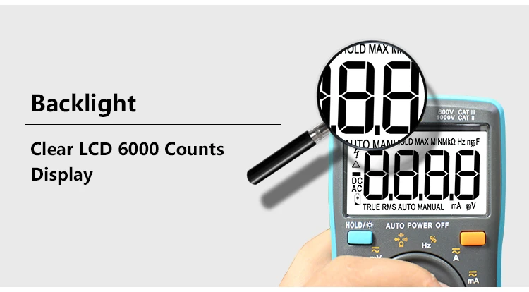 Цифровой мультиметр тестер сопротивления напряжения тока постоянного и